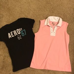 Bundle 2 t shirts Izod/Aero